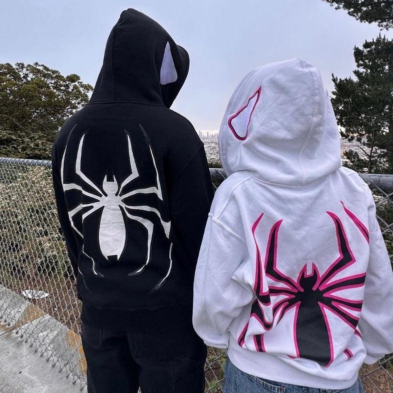 Y2K Spiderman Zip Up V2 - Keystreetwear