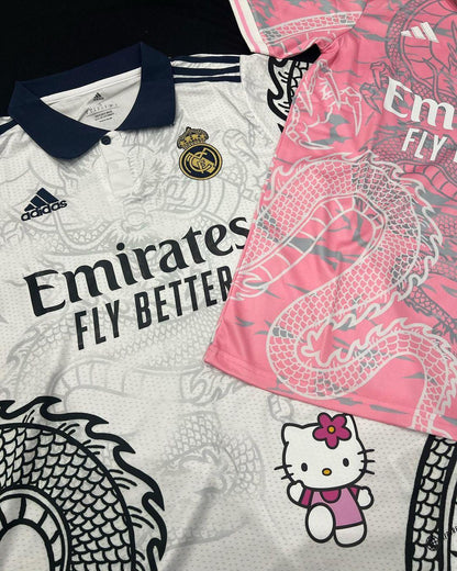 Real Madrid Hello Kitty Dragon Jersey - Keystreetwear