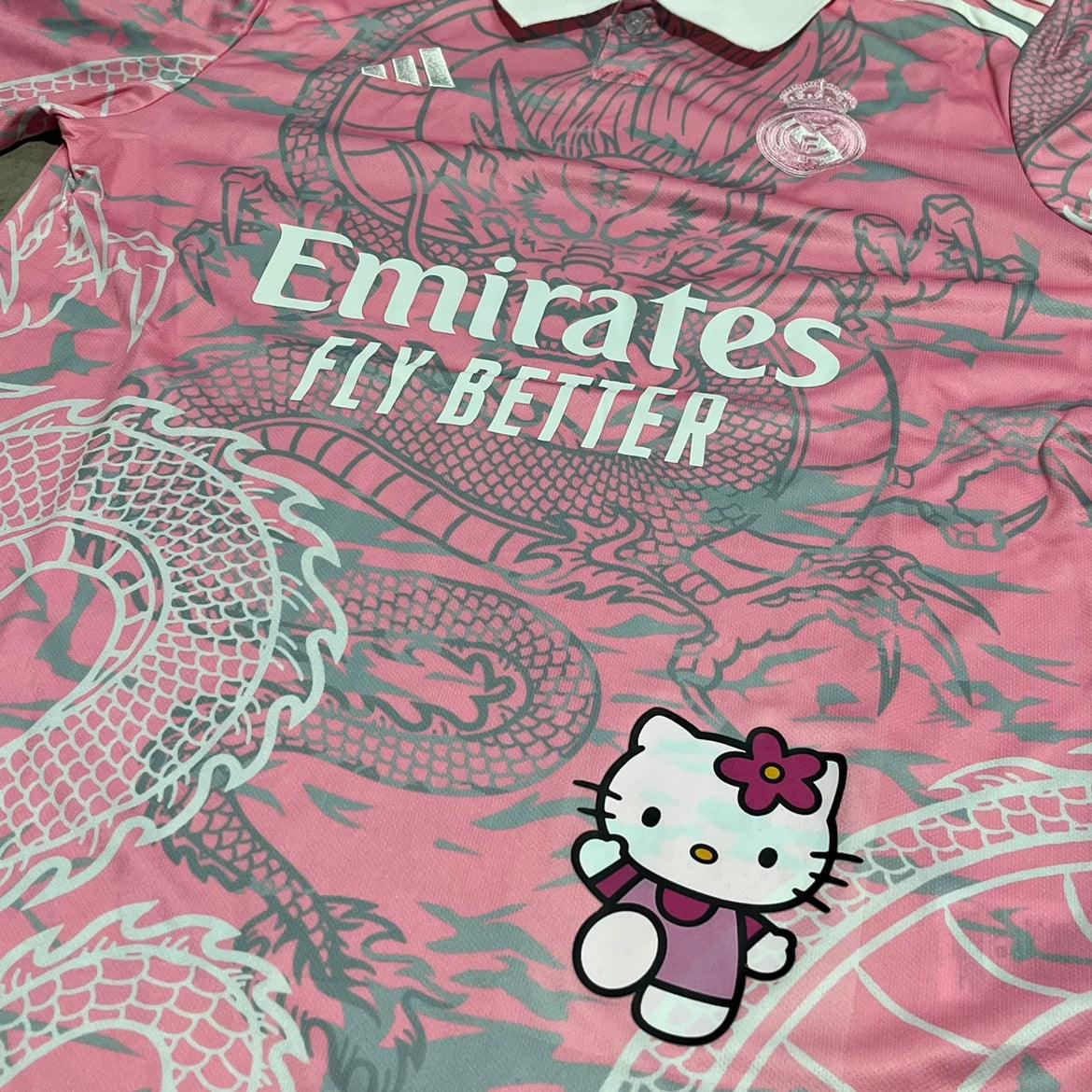 Real Madrid Hello Kitty Dragon Jersey - Keystreetwear