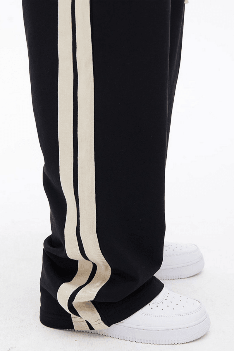 Stitching Track Loose Sweatpants - Keystreetwear