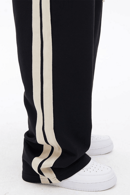 Stitching Track Loose Sweatpants - Keystreetwear