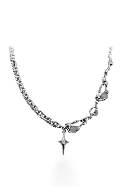 Moonstone Star Pendant Necklace - Keystreetwear