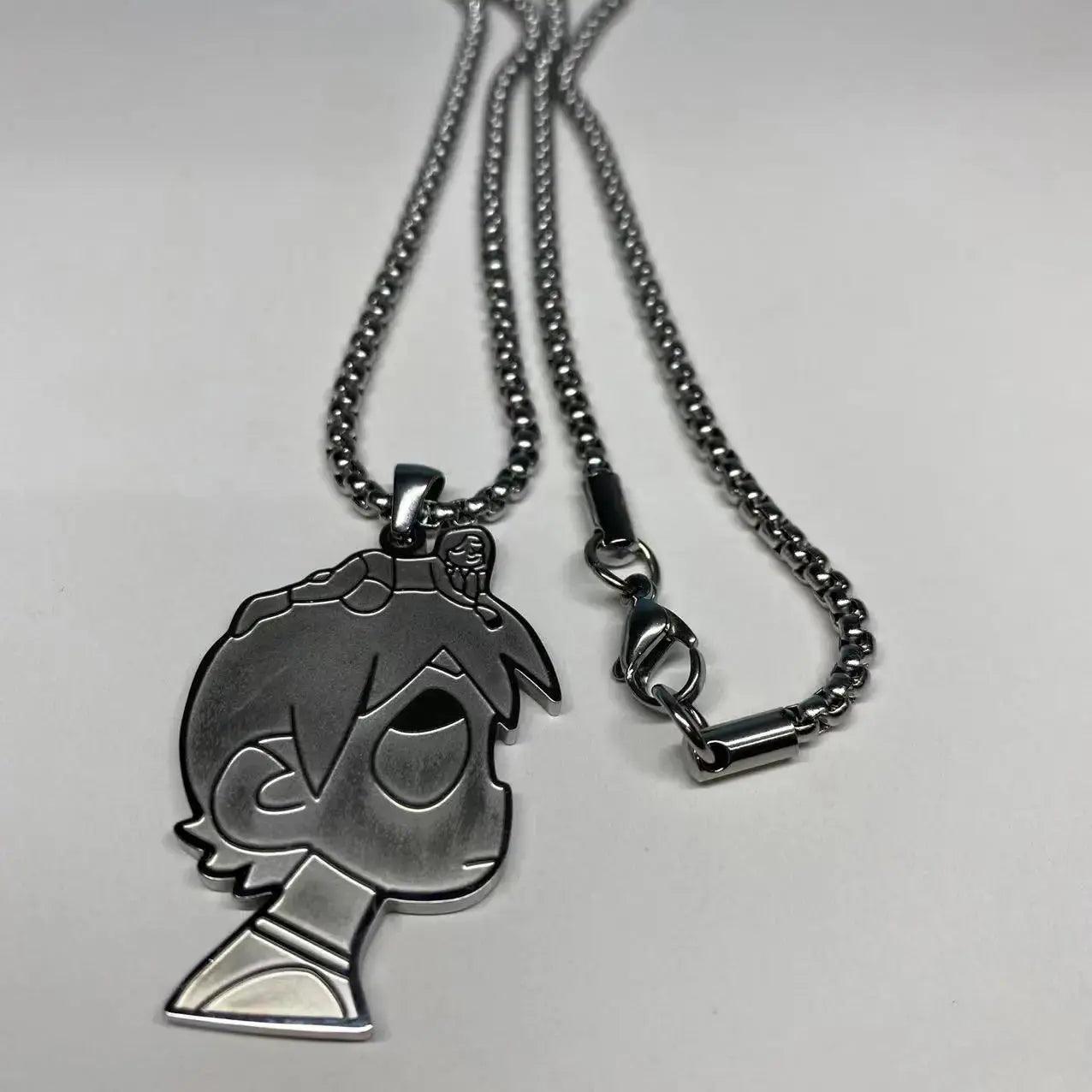 Lil Uzi Necklace Pendant, Chain &amp; Lobster Claw Clasp - Keystreetwear