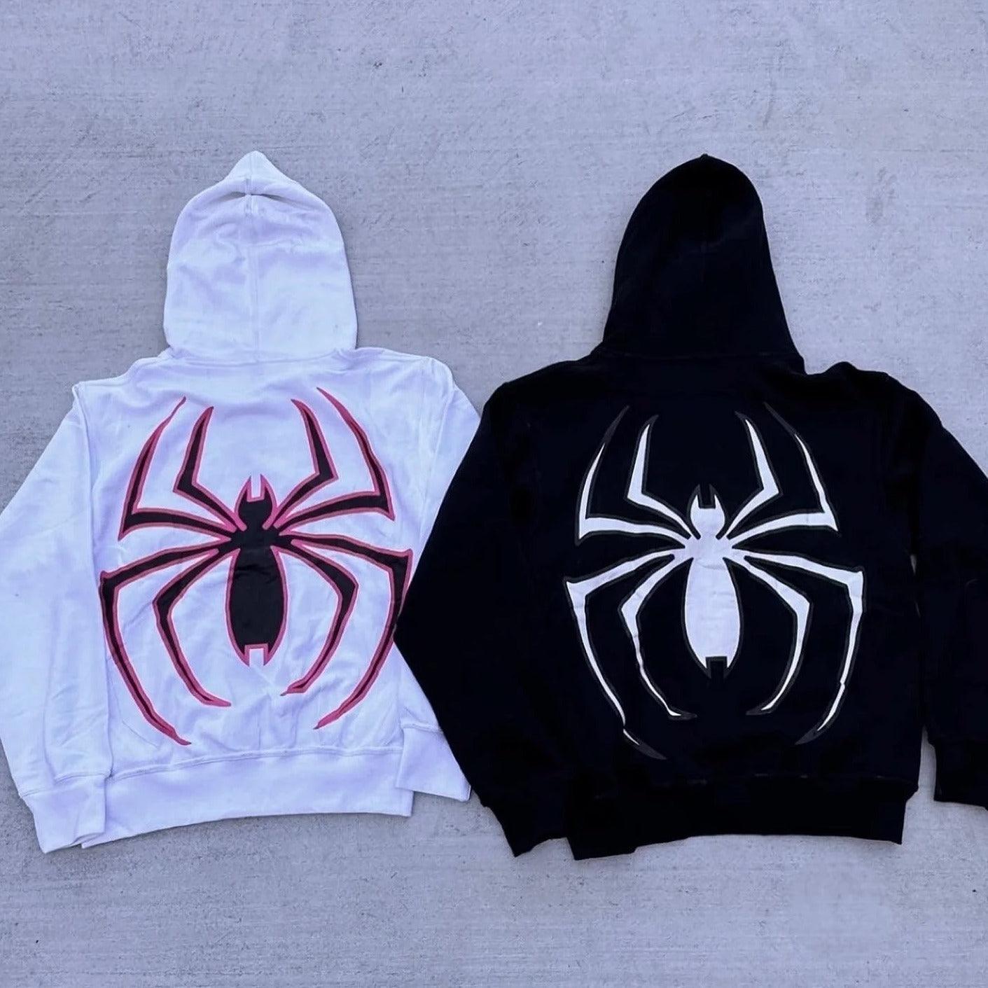 Y2K Spiderman Zip Up V2 - Keystreetwear