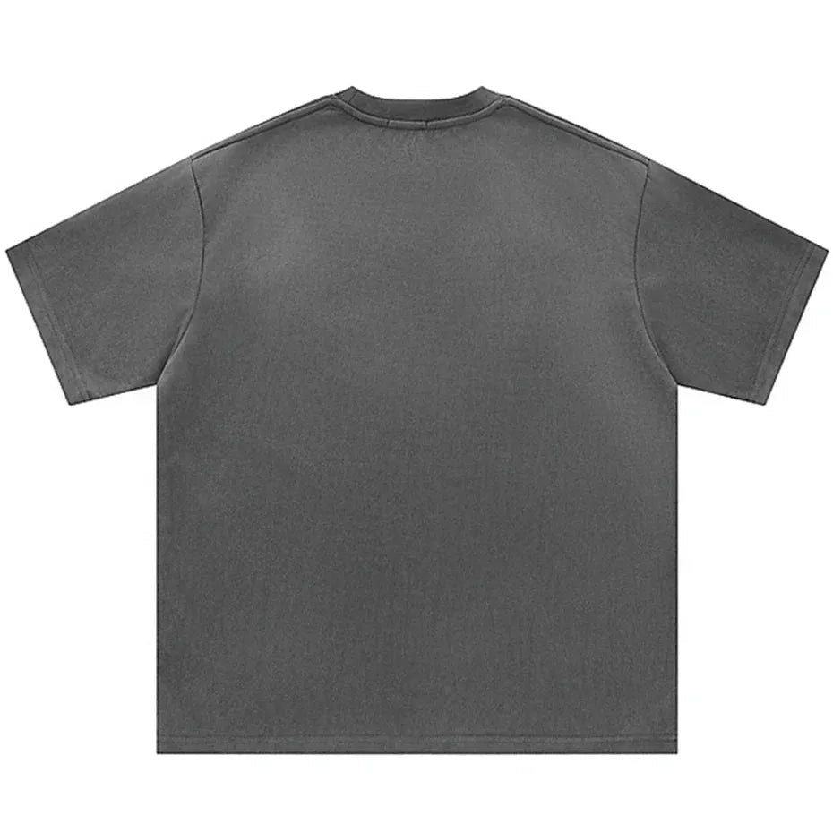 ’Nova’ Structured Suede-Finish T-Shirt Backside