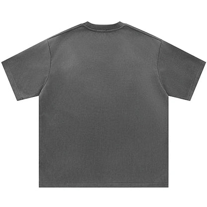 ’Nova’ Structured Suede-Finish T-Shirt Backside