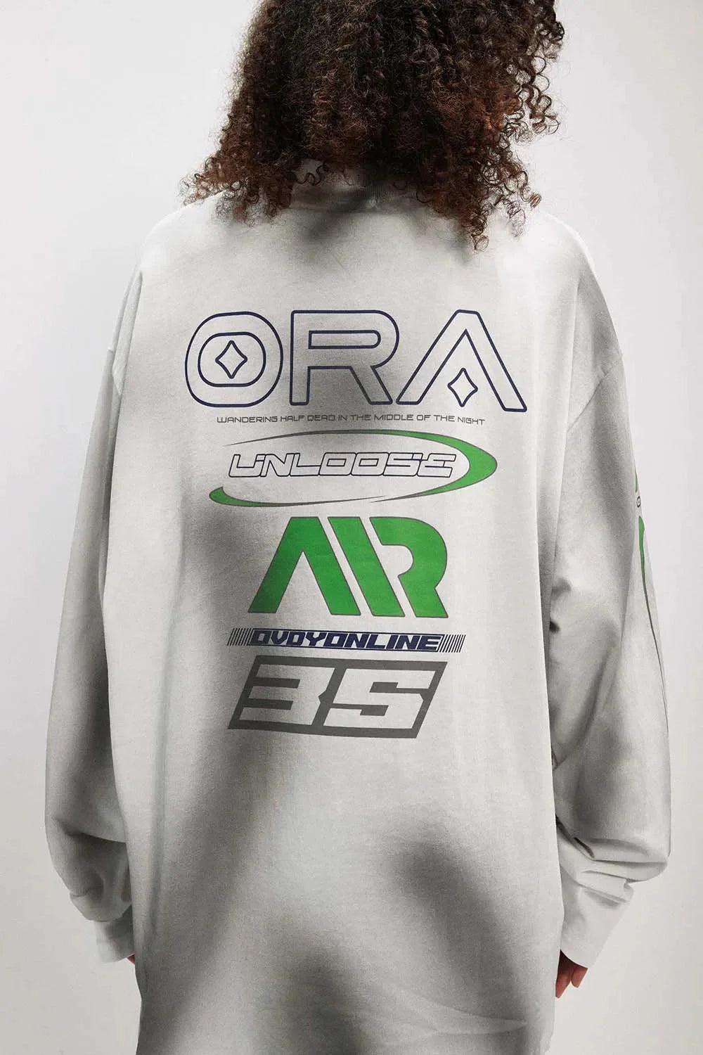 UNLOOSE Dirt Track Racing Graphic Long Sleeve - Keystreetwear