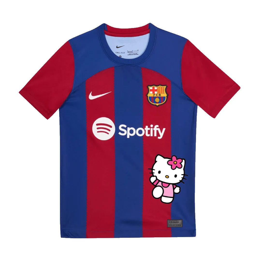 "HK" Barca Soccer Jersey - Keystreetwear