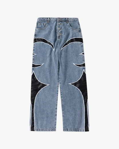 Geneva Pants Bleu Y2k Streetwear