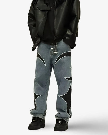 Geneva Pants Bleu - Y2k Streetwear