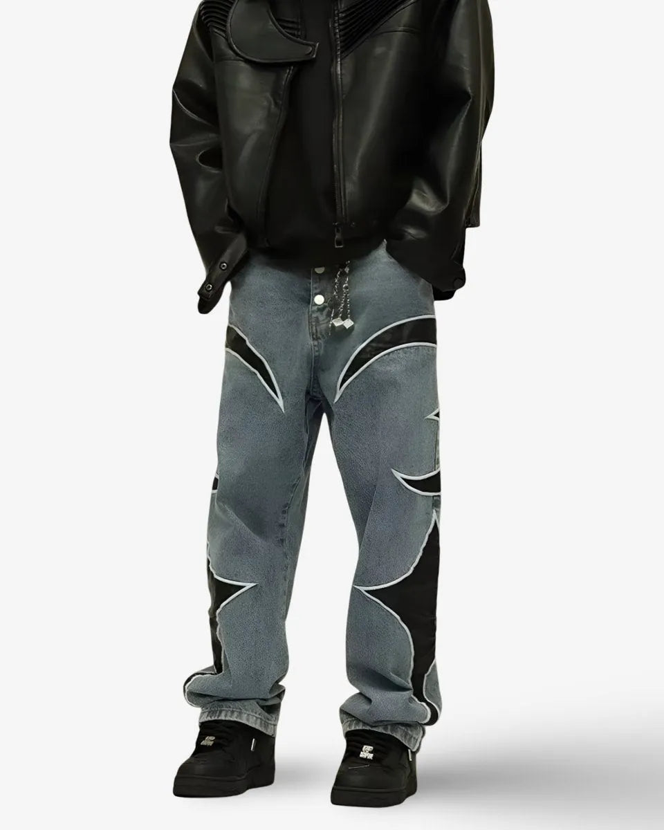 Geneva Pants Bleu - Y2k Streetwear