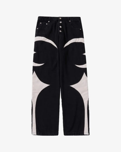 Geneva Pants Noir - Y2k Streetwear