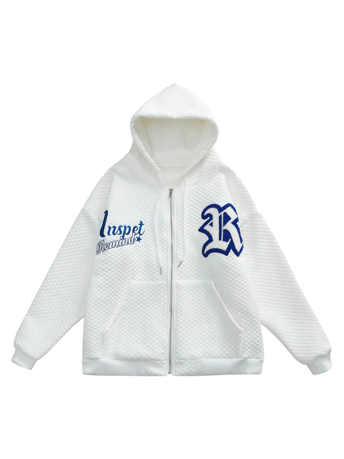 Rated R Embroidered Hoodie White