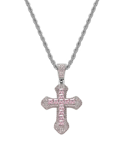 Crucifixion Full Diamond Necklace