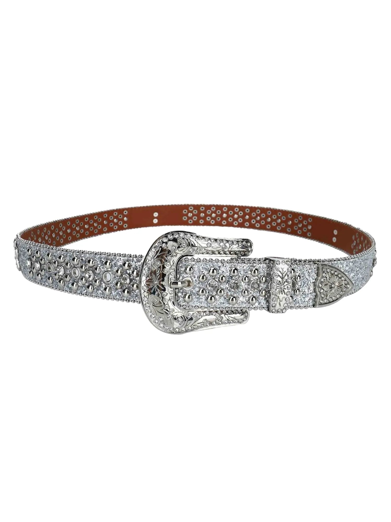 Studded Rhinestone Belt