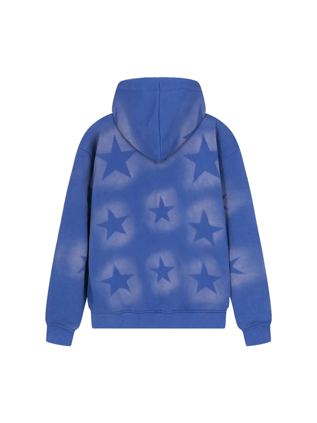 Star Letter Zipper Hoodie Backside