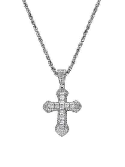 Crucifixion Full Diamond Necklace