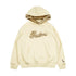 GRAF Fur Patchwork Hoodie Cream - Keystreetwear