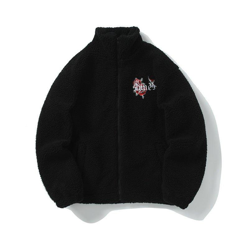 Cozy Rose Exclusive Coat Black