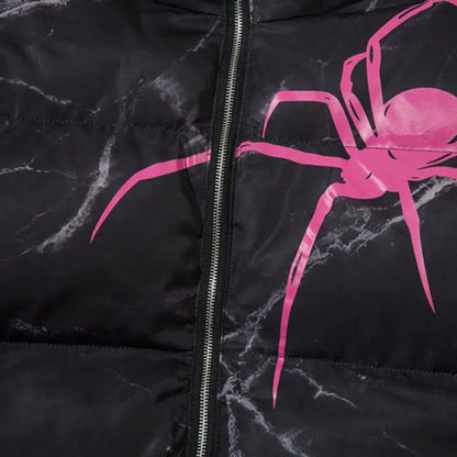 Spider Parka Puffer Jacket - Keystreetwear