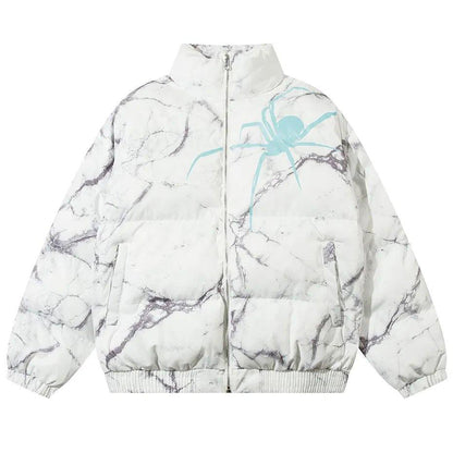 Spider Parka Puffer Jacket - Keystreetwear