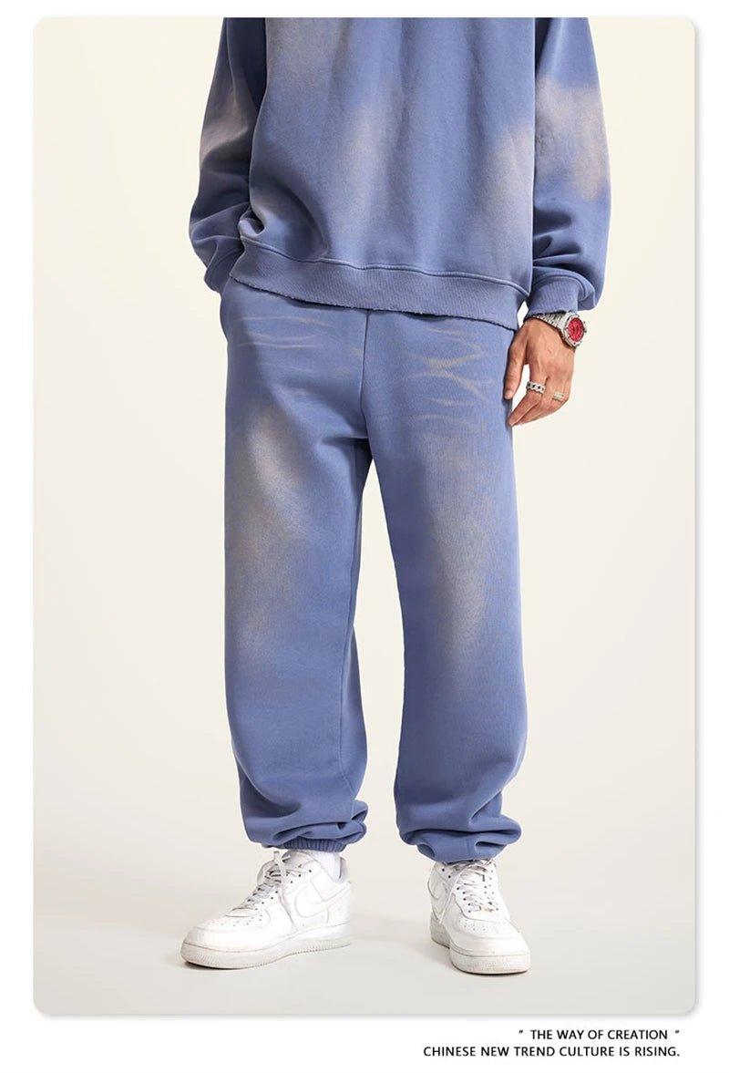 Winter Monkey Washed Fleece Sweatpants - Keystreetwear